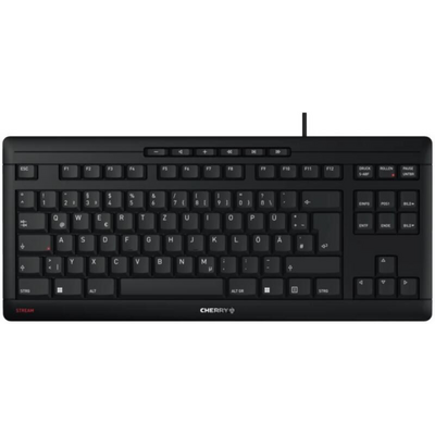 Cherry CHERRYSTREAMKEYBOARDTKL CORDED COMPACT BLACK