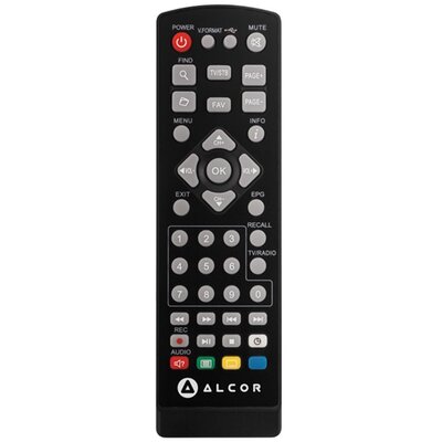 Alcor Távirányító HDT 4400S DVB-T vevőhöz