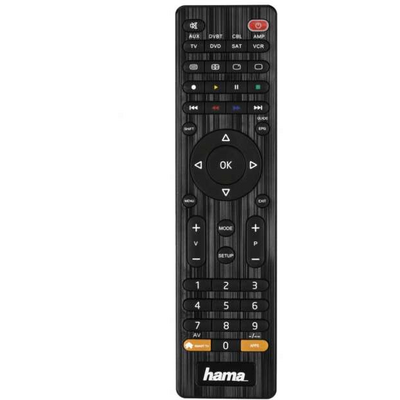 Hama FITV 8IN1 Univerzális Távirányító Black