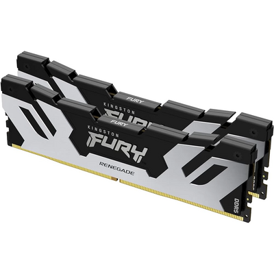 KINGSTON FURY Memória DDR5 96GB 6400MHz CL32 DIMM (Kit of 2) Renegade Silver XMP