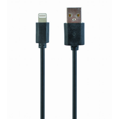 Gembird CC-USB2-AMLM-1M USB data sync and charging 8-pin cable 1m Black