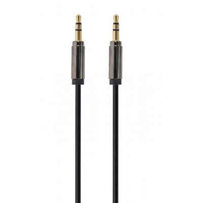 Gembird CCAP-444-0.75M 3.5 mm stereo audio cable 0,75m Black