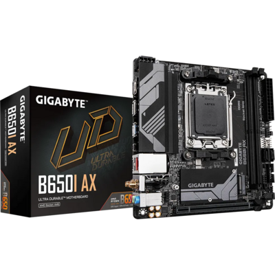 GIGABYTE Alaplap AM5 B650I AX AMD B650, mini-ITX