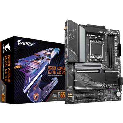 GIGABYTE Alaplap AM5 B650 AORUS ELITE AX V2 AMD B650, ATX