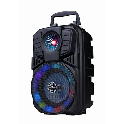 Gembird SPK-BT-LED-01 Bluetooth portable party speaker Black