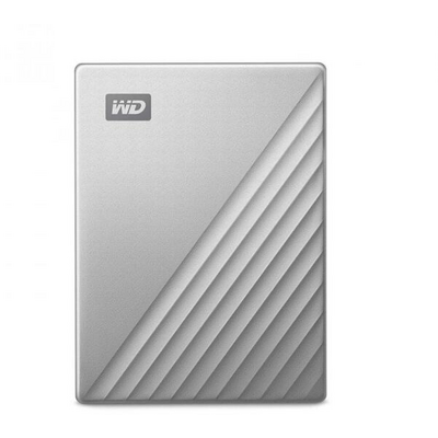 Western Digital 4TB USB 3.2 Gen1 2,5" My Passport Ultra (WDBFTM0040BSL) ezüst külső winchester