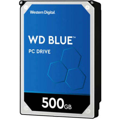 Western Digital HDD 500GB Blue 3,5" SATA3 5400rpm 64MB - WD5000AZRZ