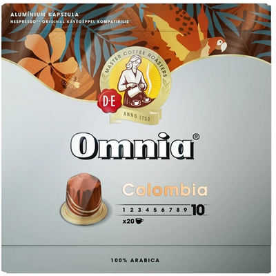 Douwe Egberts Omnia Colombia NCC Nespresso kompatibilis 20 db kávékapszula