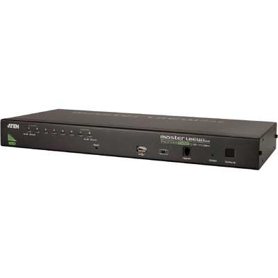 ATEN CS1708A 8-Port PS/2-USB VGA KVM Switch with Daisy-Chain Port and USB Peripheral Support