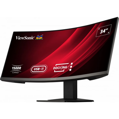 ViewSonic 34" VG3419C 3440x1440 USB-C 120Hz FreeSync Premium - 1500R - VA