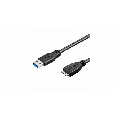 Goobay USB 3.0 SuperSpeed kábel, fekete 1.8m