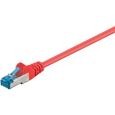 Goobay CAT 6A patch kábel, S/FTP (PiMF), piros 7.5m