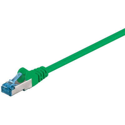 Goobay CAT 6A patch kábel, S/FTP (PiMF) zöld 7.5m