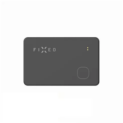 FIXED Smart tracker Tag Card with Find My support Wireless Charging Black