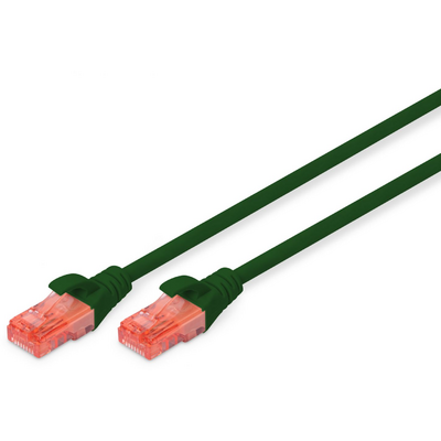 Digitus CAT6 U-UTP Patch Cable 0,25m Green