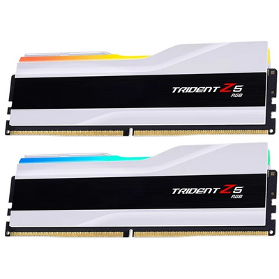 G.SKILL Trident Z5 RGB DDR5 7200MHz CL36 48GB Kit2 (2x24GB) Intel XMP White