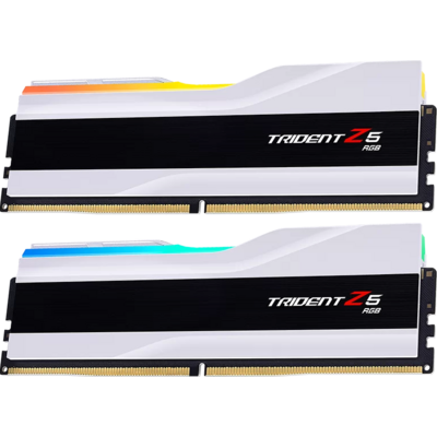 G.SKILL Trident Z5 RGB DDR5 8200MHz CL40 48GB Kit2 (2x24GB) Intel XMP White