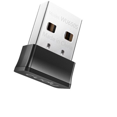 CUDY WU650 kétsávos AC650 WIFI USB mini fekete adapter