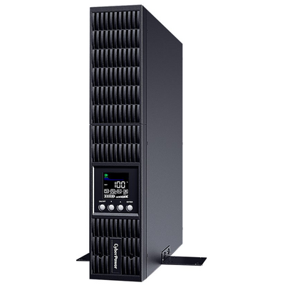 CYBERPOWER UPS, 1000VA/900W, 8xC13, színes LCD, szünetmentes, tiszta színuszos, online kettős konverzió, rack/tower