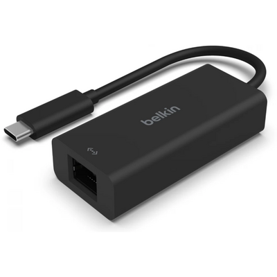 Belkin Connect USB-C to 2.5 Gb Ethernet Adapter Black