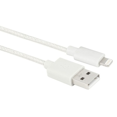 ACT AC3092 USB 2.0 charging/data cable A male - Lightning male 1m MFI certified White