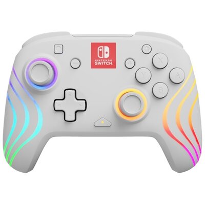 PDP Afterglow Wave Nintendo Switch RGB LED Lighting fehér vezeték nélküli kontroller