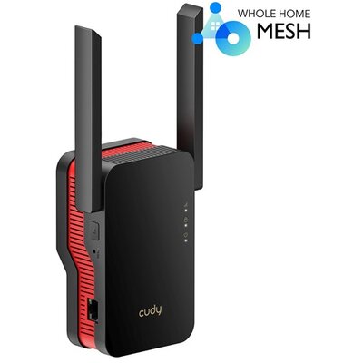 CUDY RE3000 kétsávos AX3000 WIFI 6 MESH fekete extender/access point