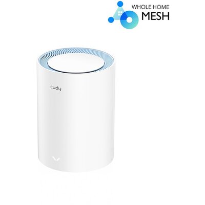 CUDY M1200(1-Pack) kétsávos AC1200 WIFI MESH fehér router (1db)