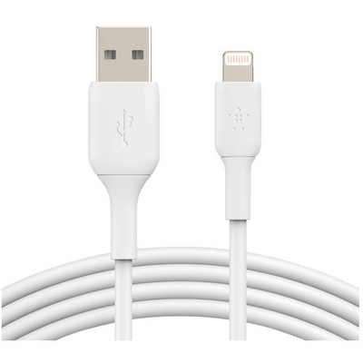 Belkin BoostCharge Lightning to USB-A Cable 2m White