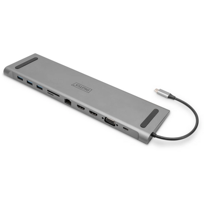 Digitus 11-Port USB-C Docking Station Grey