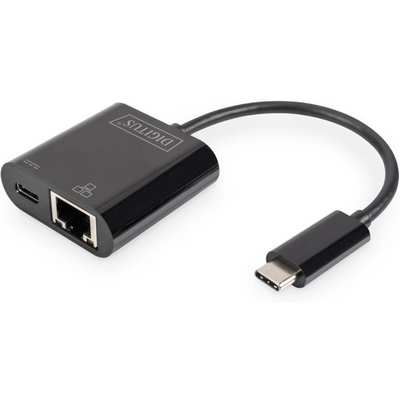 Digitus USB-Type-C Gigabit Ethernet Adapter + PD