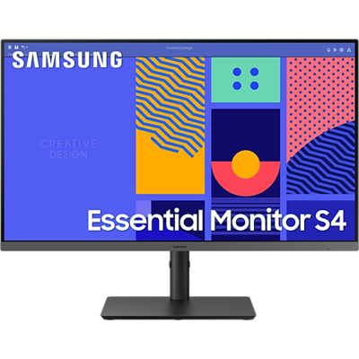 SAMSUNG IPS monitor 27" S43GC, 1920x1080, 16:9, 250cd/m2, 4ms, HDMI/DisplayPort/4xUSB/VGA, Pivot