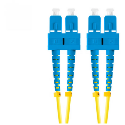 NET Lanberg Optikai patch SM SC/UPC-SC/UPC duplex 5m LSZH G657A1 3.0mm sárga