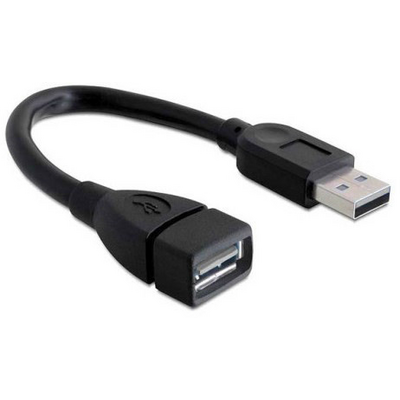 Akyga USB A - A kábel, 15cm - AK-USB-23