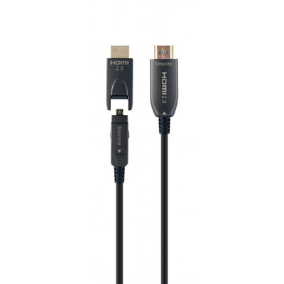 Gembird CCBP-HDMID-AOC-20M AOC High speed HDMI D-A cable with Ethernet AOC Premium Series 20m Black