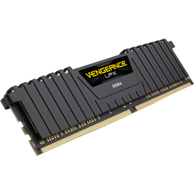 CORSAIR DDR4 8GB (1x8GB) 3000MHz Vengeance LPX RAM, fekete