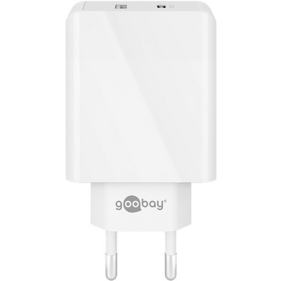 Goobay Dual USB Wall Quick Charge White