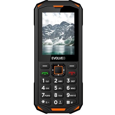 EVOLVEO Strongphone X5 2,4" DualSIM fekete/narancs mobiltelefon