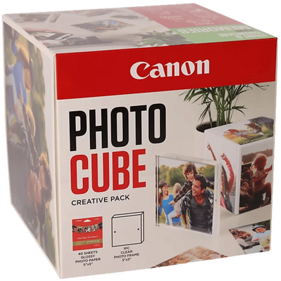 Canon Photo Cube Creative Pack fehér zöld képkeret és fotópapír