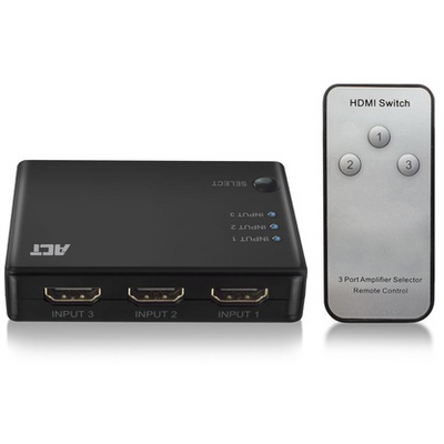 ACT AC7845 4K HDMI Switch 3x1