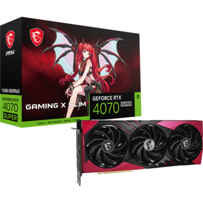 MSI Videokártya PCI-Ex16x nVIDIA RTX 4070 SUPER GAMING X SLIM 12GB DDR6X