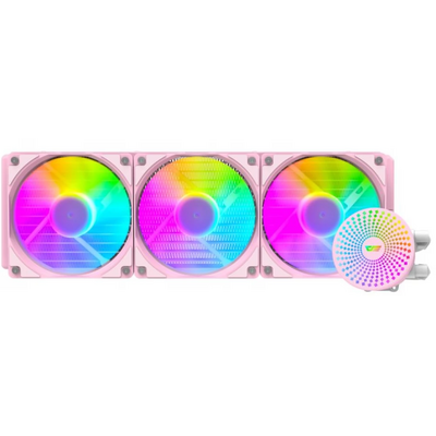 darkFlash DC360 ARGB rózsaszín CPU hűtő