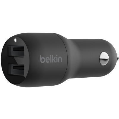 Belkin BELKIN CAR CHARGER DUAL USB-A 24W BLACK
