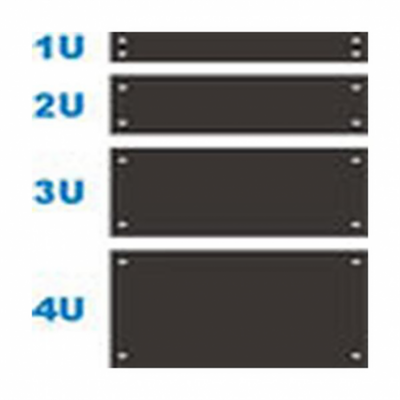 NET FORMRACK 4U takaró elem (vakpanel) 19"