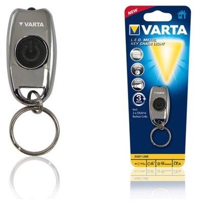 Varta METAL KEY CHAIN LIGHT elemlámpa