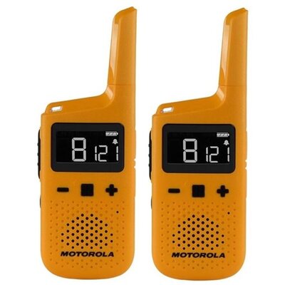 Motorola Talkabout T72 sárga walkie talkie (2db) + EU/UK adapter