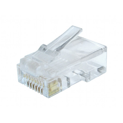 Gembird RJ45/LC-8P8C-002/50 Modular plug 8P8C for solid CAT6 LAN cable UTP 50 pcs per bag