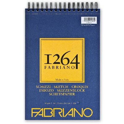 Fabriano 1264 Sketch 90g A4 120lapos spirálkötött rajz- és vázlattömb