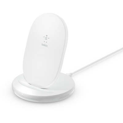 Belkin 15W WIRELESS CHARGING STAND INCL.POWER SUPPLY WHITE