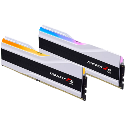 G.SKILL Trident Z5 RGB DDR5 6000MHz CL30 64GB Kit2 (2x32GB) Intel XMP White